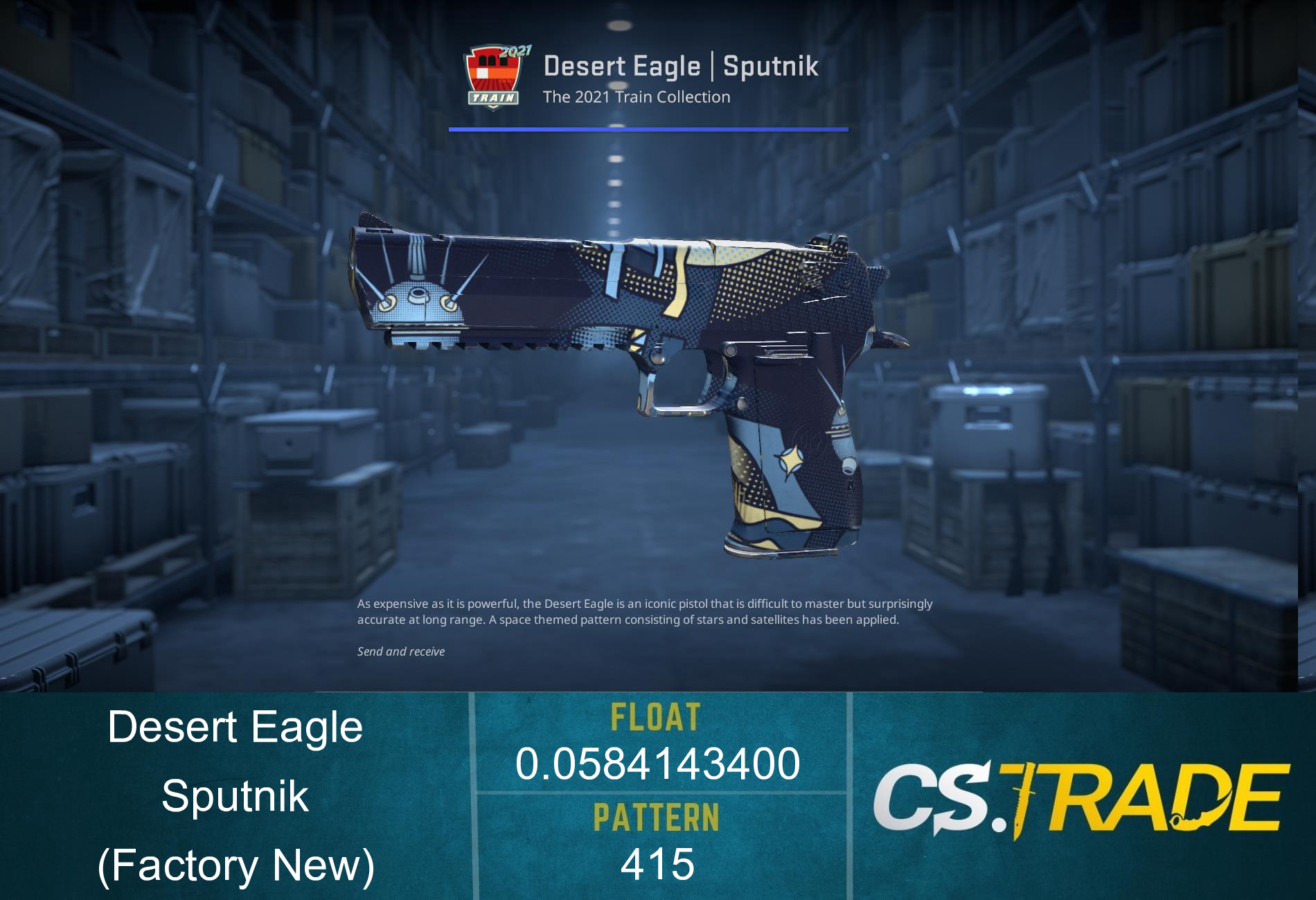 Desert Eagle | Sputnik (Factory New) Screenshot