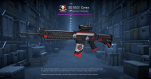 SG 553 | Cyrex (Minimal Wear) Screenshot