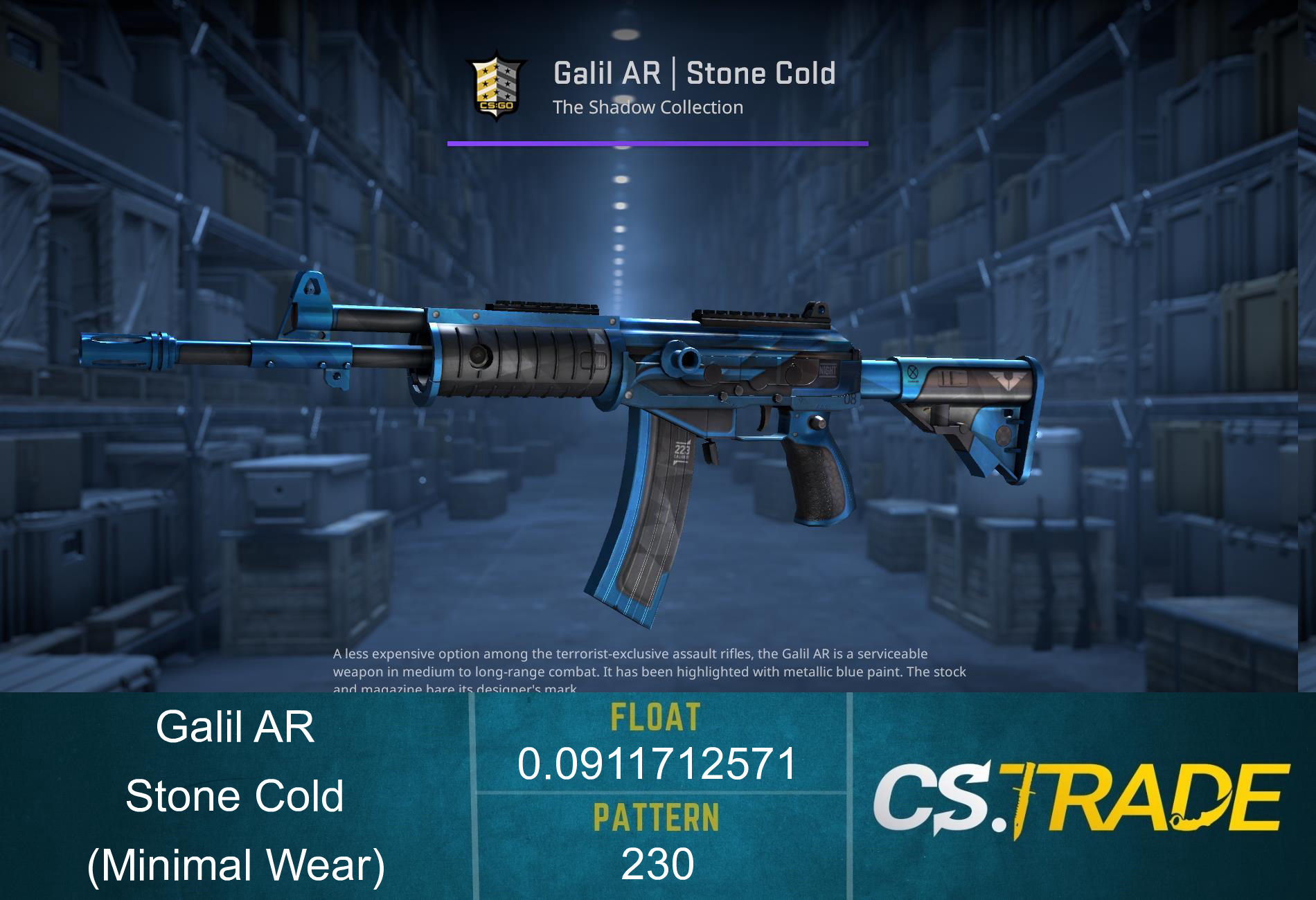Galil AR | Stone Cold (Minimal Wear) Screenshot