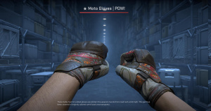 ★ Moto Gloves | POW! (Battle-Scarred) Screenshot