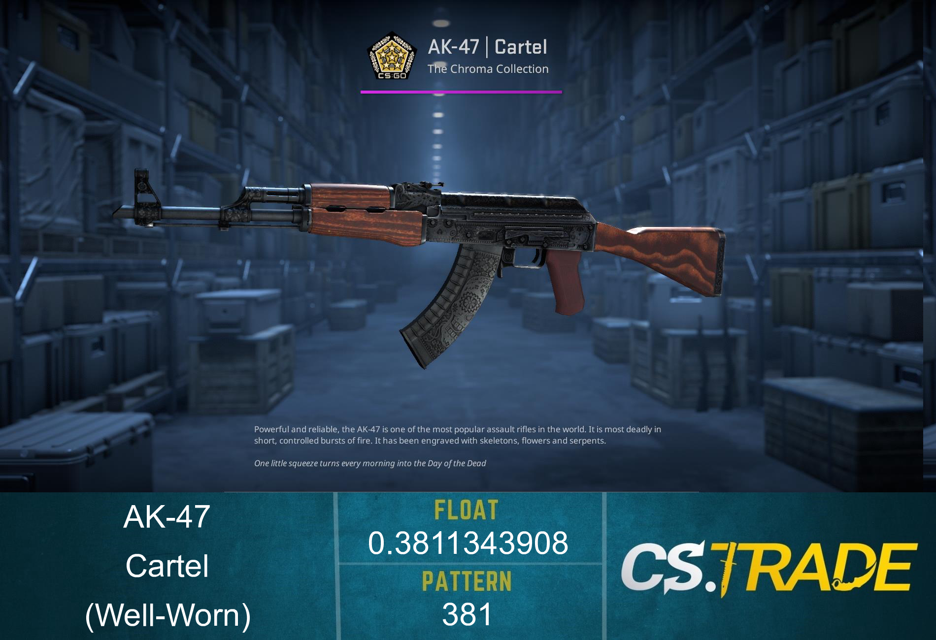 AK-47 | Cartel (Well-Worn) Screenshot