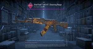 StatTrak™ AK-47 | Searing Rage (Battle-Scarred) Screenshot