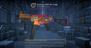 Souvenir UMP-45 | Fade (Factory New) Screenshot