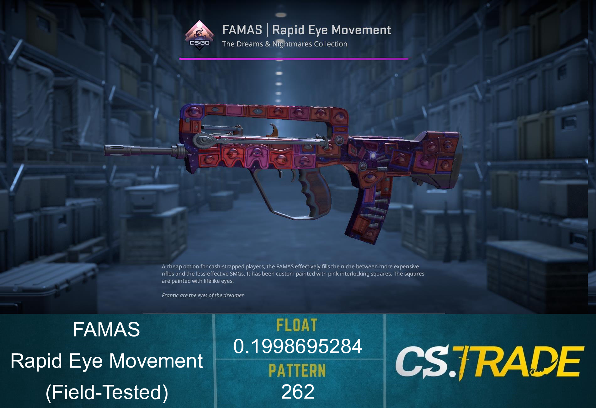 FAMAS | Rapid Eye Movement (Field-Tested) Screenshot