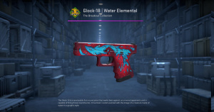 Glock-18 | Water Elemental (Factory New) Screenshot