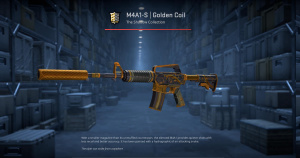 M4A1-S | Golden Coil (Well-Worn) Screenshot
