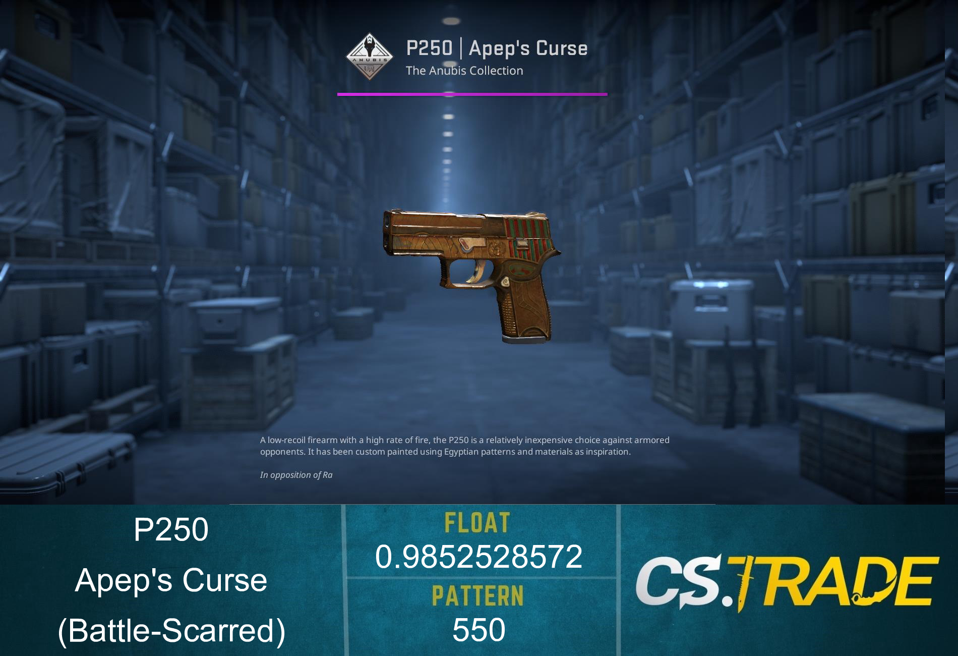 P250 | Apep's Curse (Battle-Scarred) Screenshot