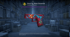 Glock-18 | Water Elemental (Factory New) Screenshot