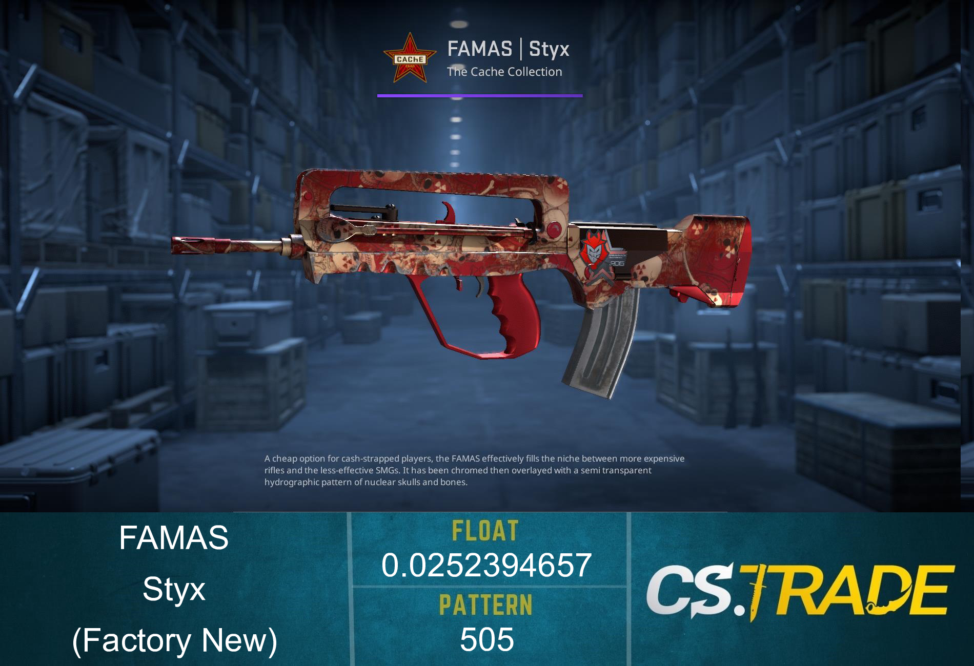 FAMAS | Styx (Factory New) Screenshot