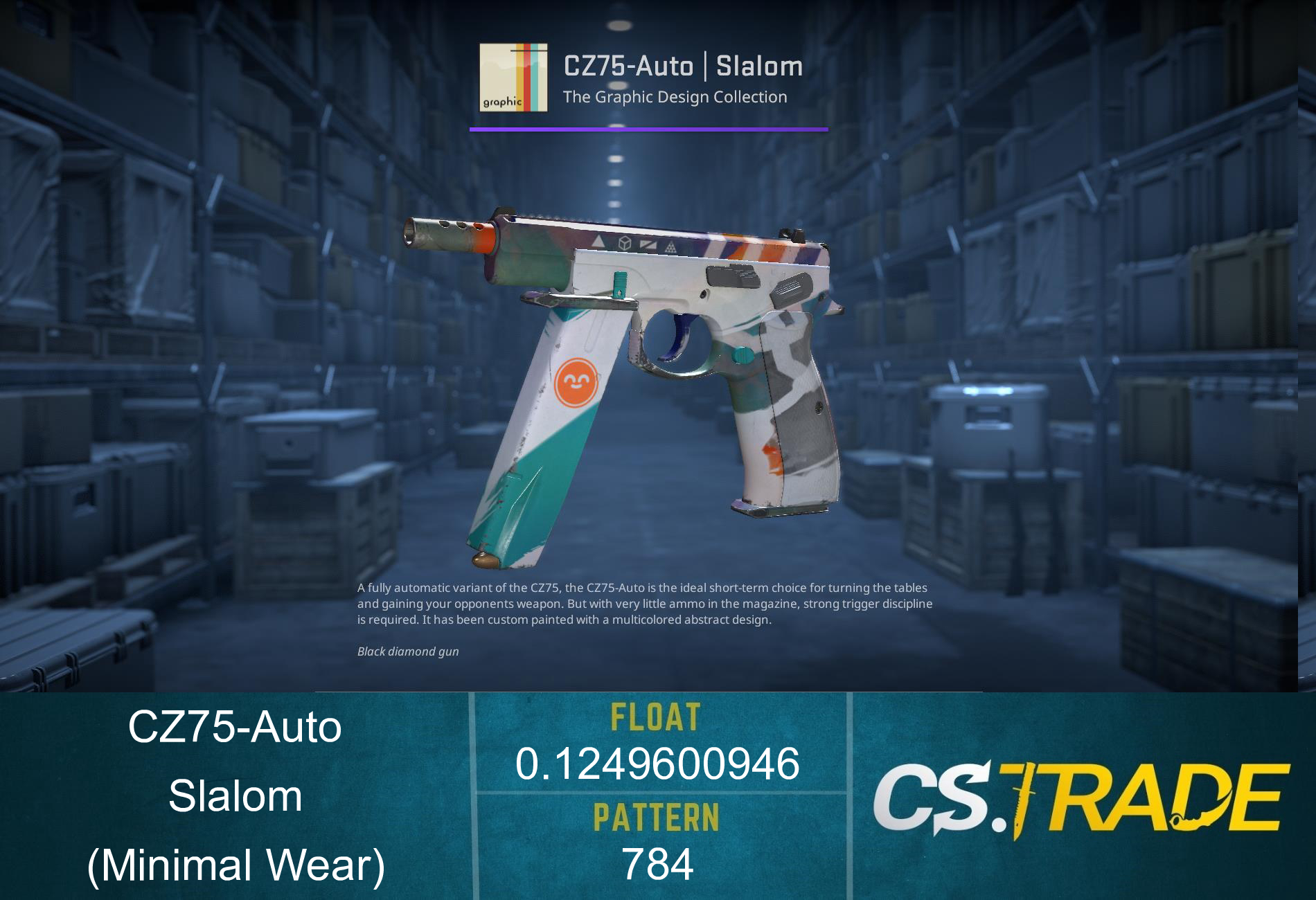 CZ75-Auto | Slalom (Minimal Wear)
