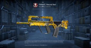 FAMAS | Neural Net (Factory New) Screenshot