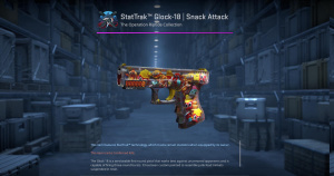 StatTrak™ Glock-18 | Snack Attack (Battle-Scarred) Screenshot