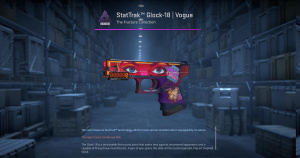 StatTrak™ Glock-18 | Vogue (Field-Tested) Screenshot