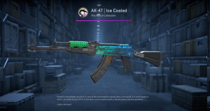 AK-47 | Ice Coaled (Battle-Scarred) Screenshot