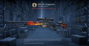 SSG 08 | Dragonfire (Well-Worn) Screenshot