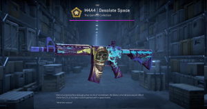 M4A4 | Desolate Space (Minimal Wear) Screenshot