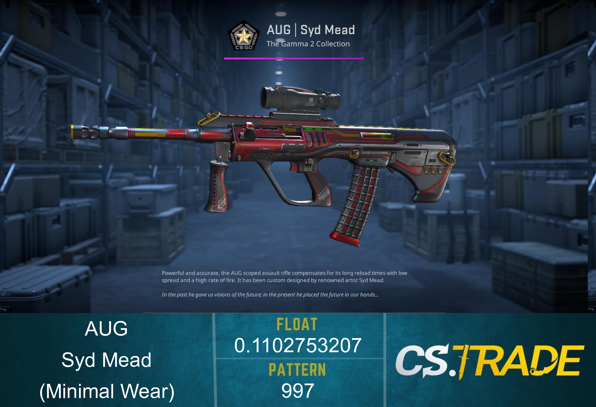 AUG | Syd Mead (Minimal Wear) Screenshot