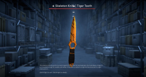 ★ Skeleton Knife | Tiger Tooth (Factory New) Screenshot
