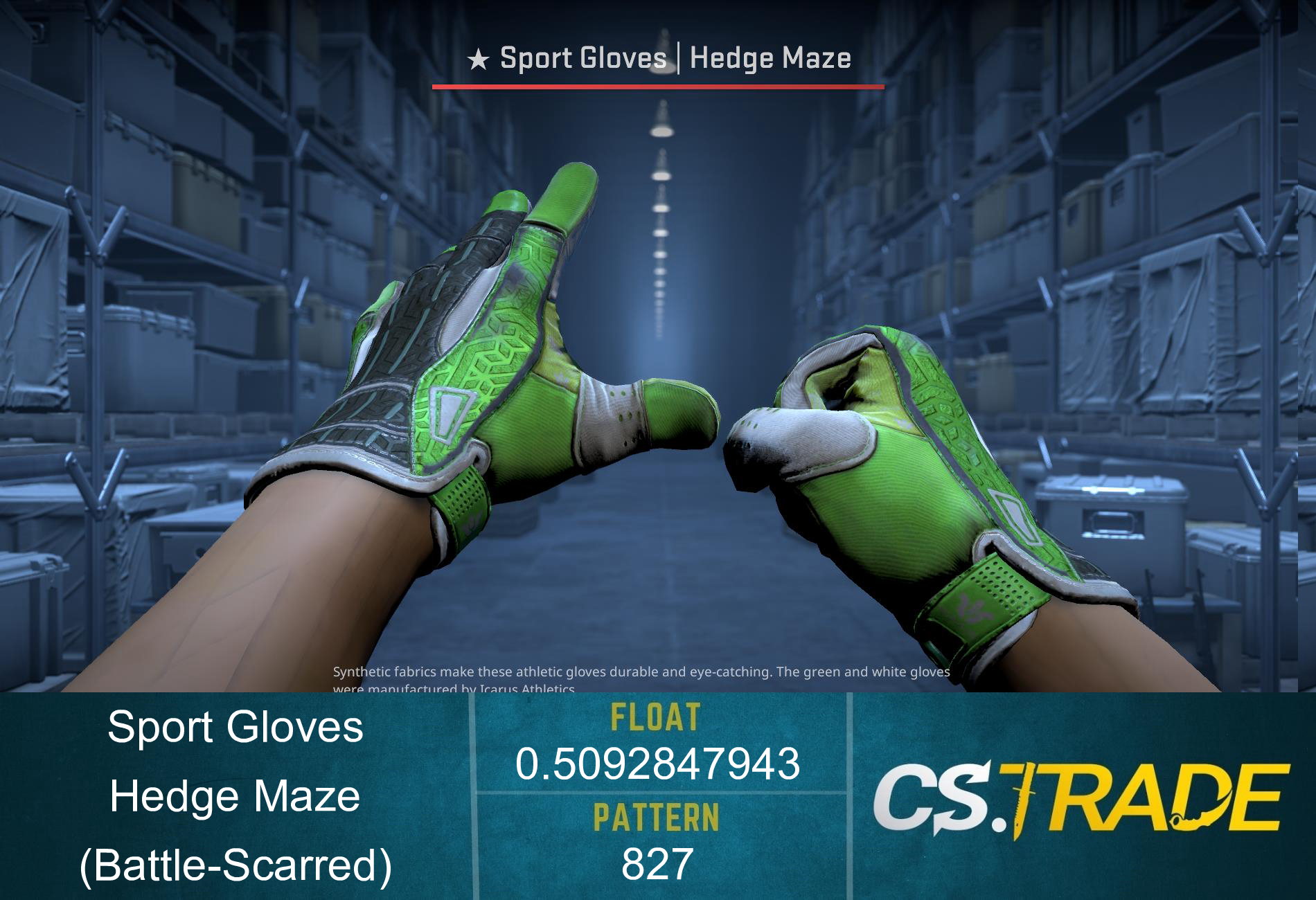 ★ Sport Gloves | Hedge Maze (Battle-Scarred) Screenshot