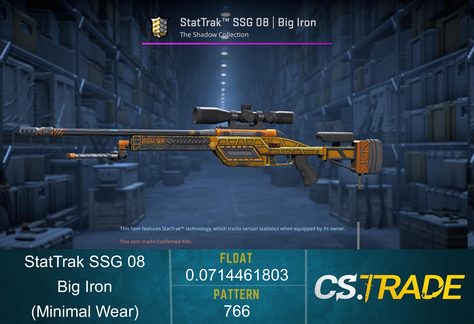 SSG 08 | Big Iron (Minimal Wear) Screenshot