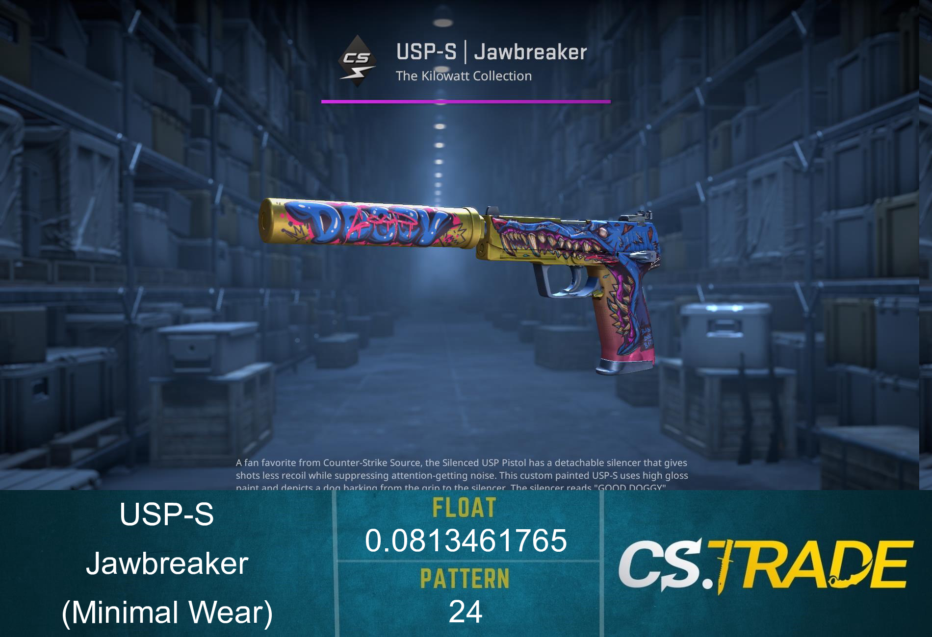 USP-S | Jawbreaker (Minimal Wear) Screenshot