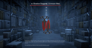 ★ Shadow Daggers | Crimson Web (Field-Tested) Screenshot