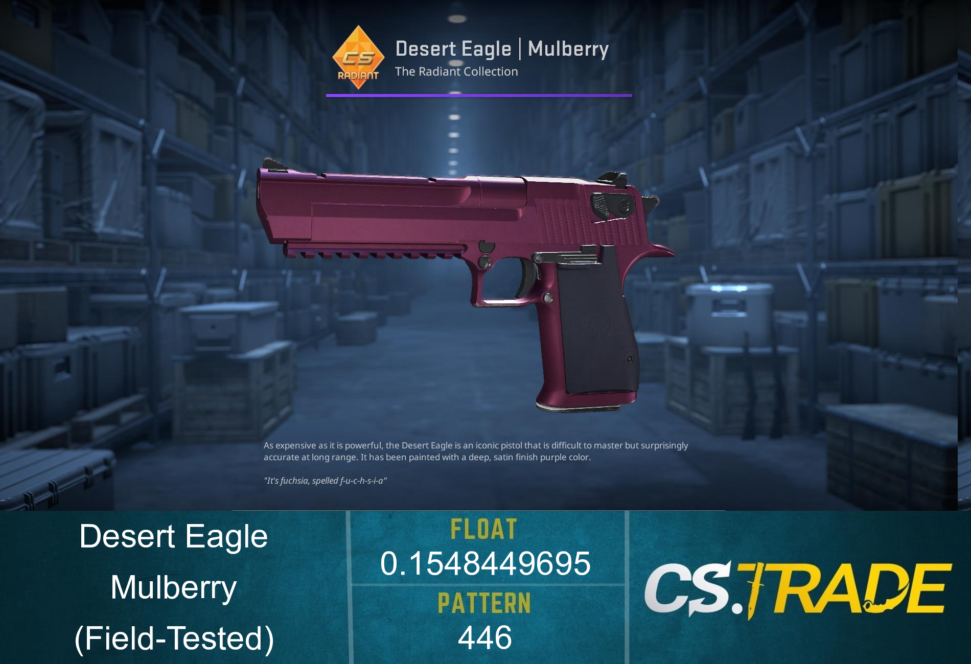 Desert Eagle | Mulberry (Field-Tested) Screenshot