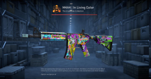 M4A4 | In Living Color (Factory New) Screenshot