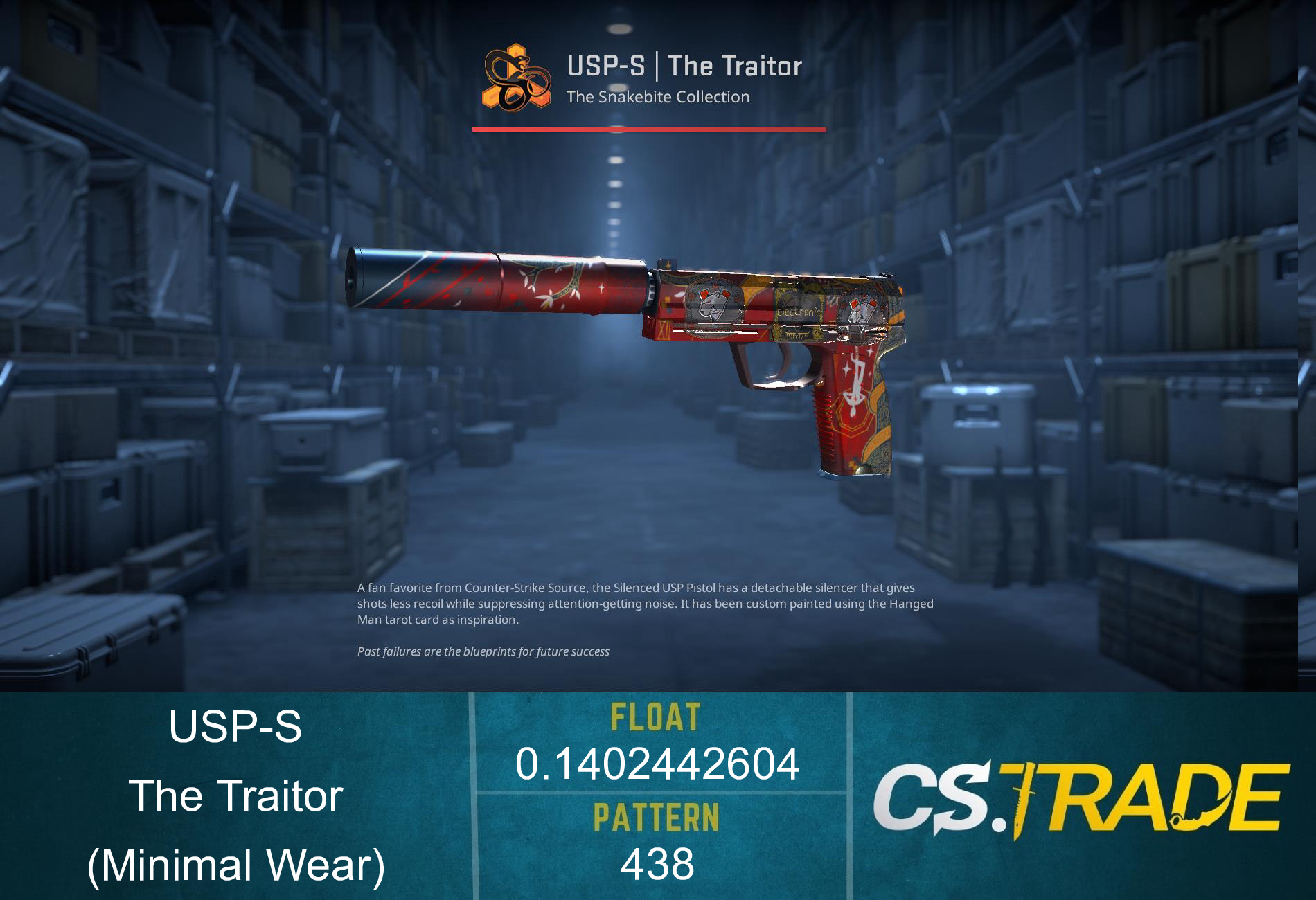 USP-S | The Traitor (Minimal Wear) Screenshot