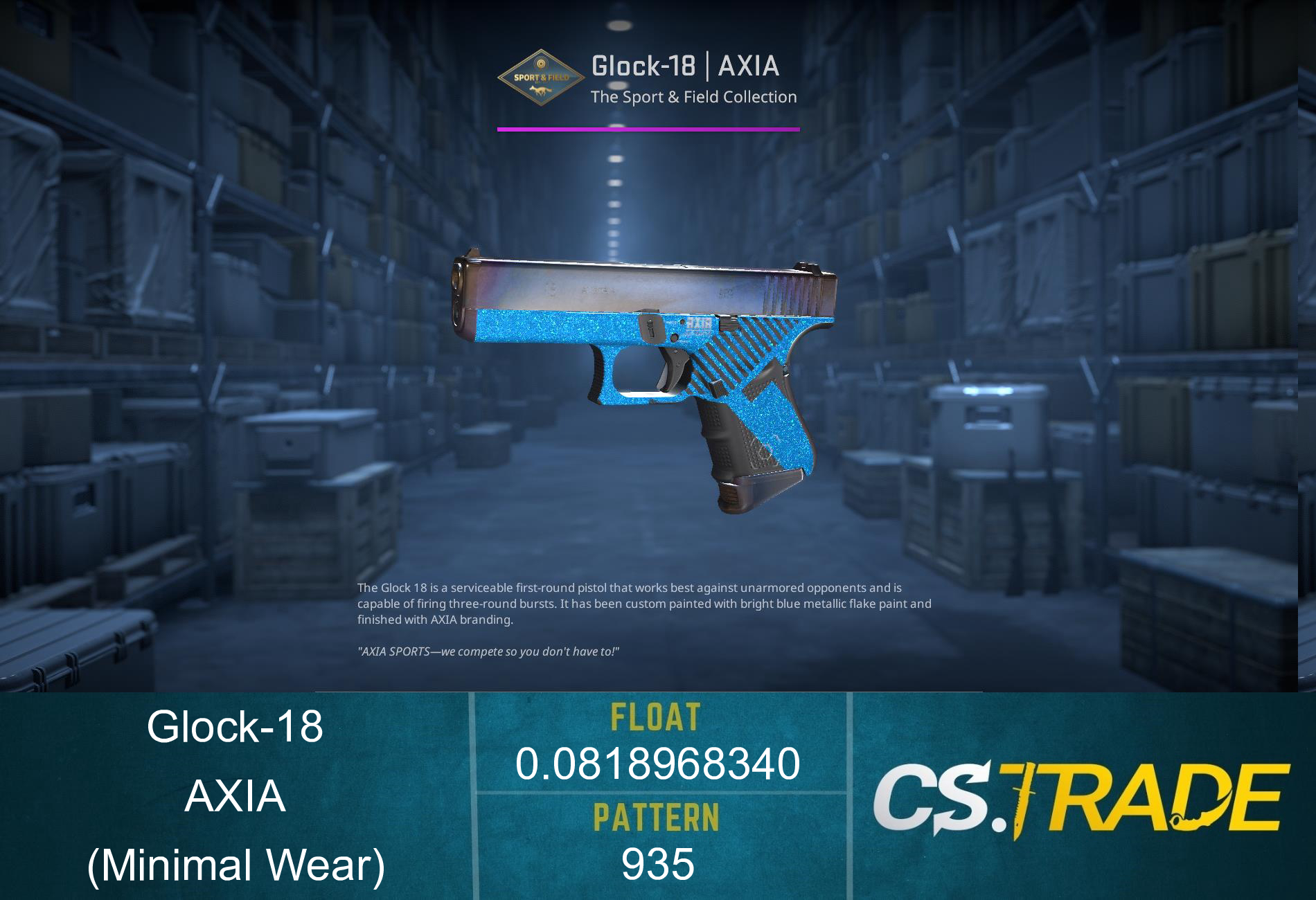 Glock-18 | AXIA (Minimal Wear) Screenshot