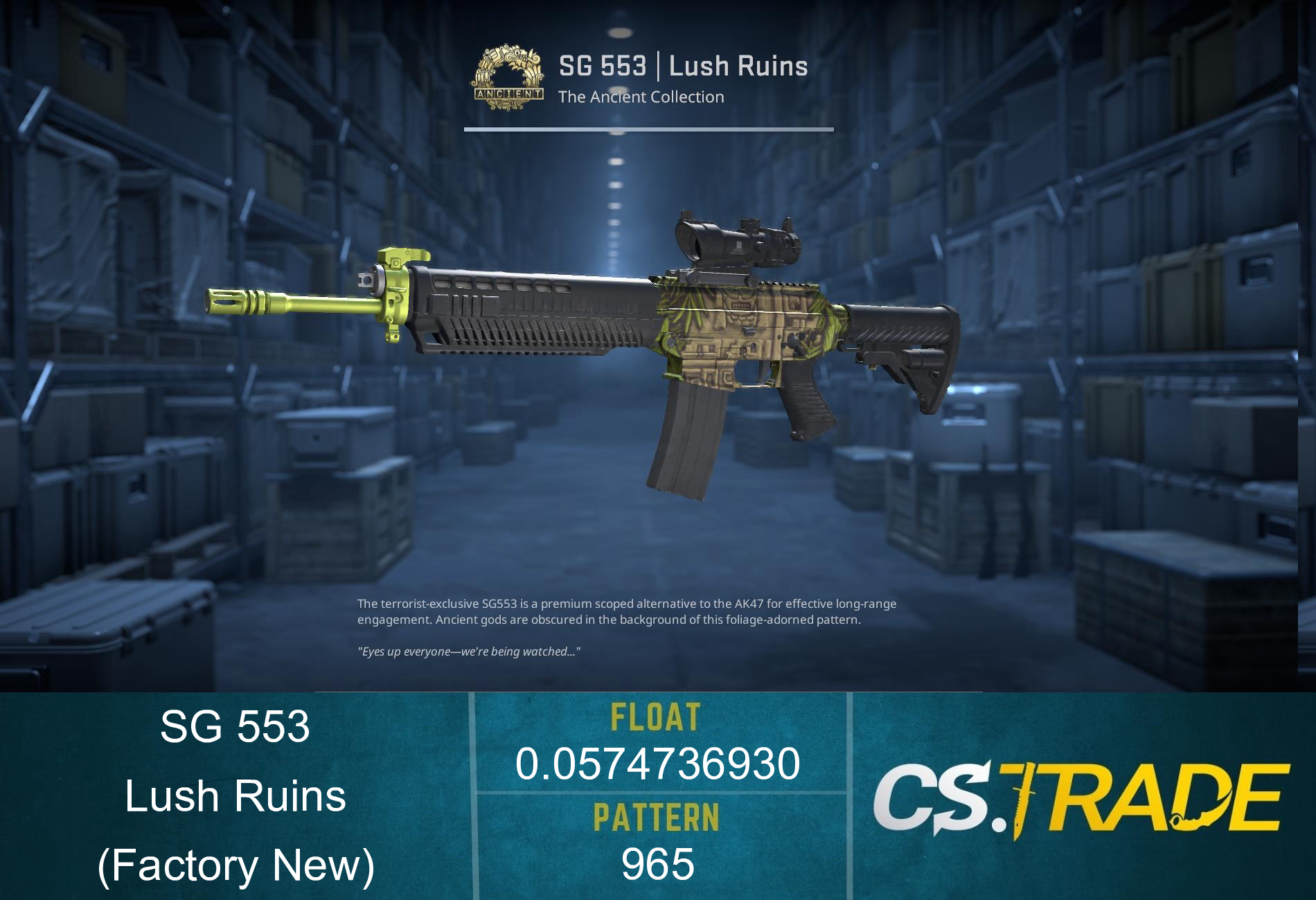 SG 553 | Lush Ruins (Factory New) Screenshot