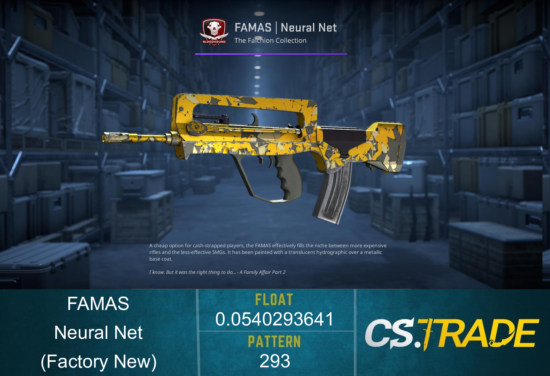 FAMAS | Neural Net (Factory New)