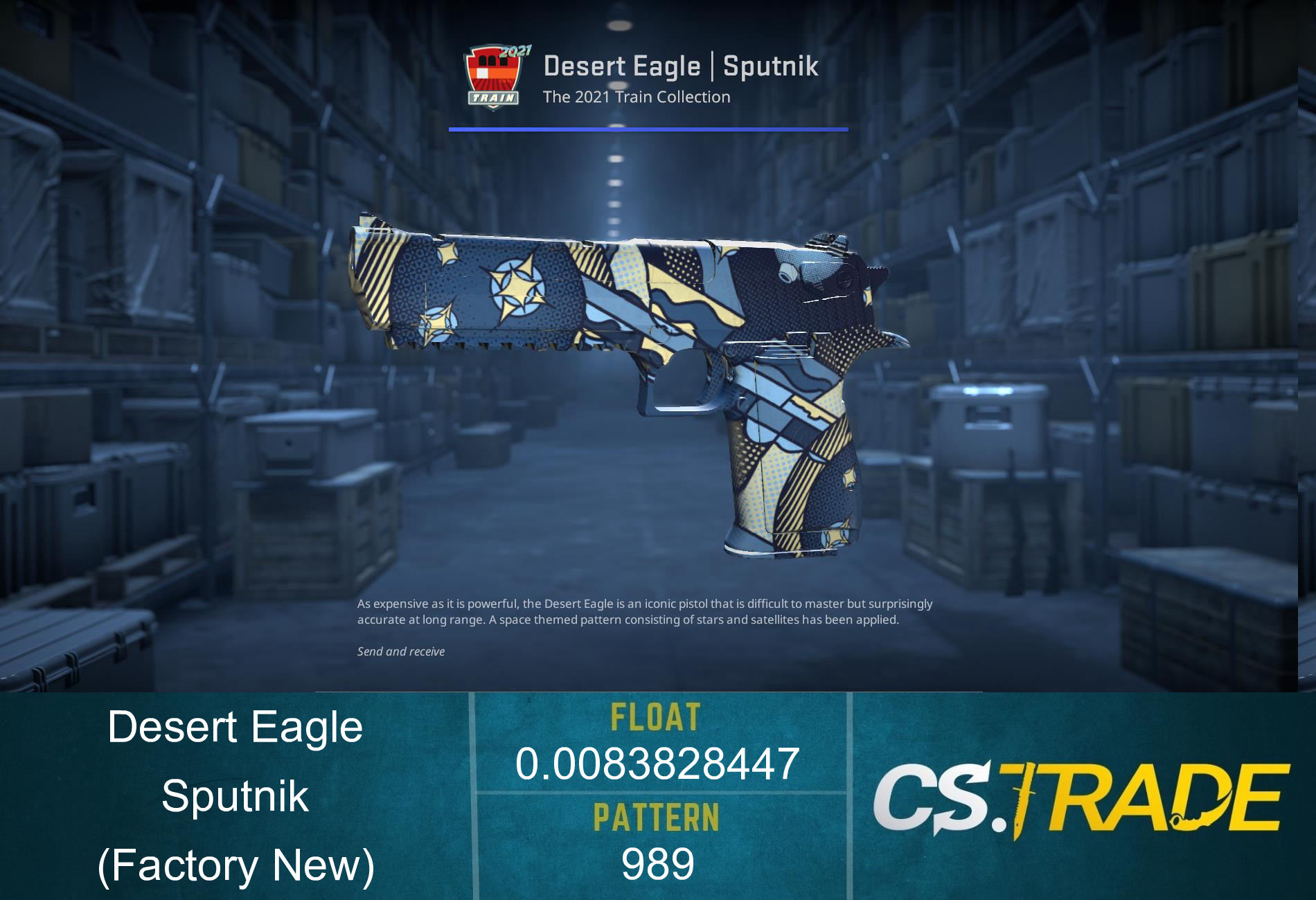Desert Eagle | Sputnik (Factory New) Screenshot