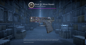 Glock-18 | Mirror Mosaic (Well-Worn) Screenshot