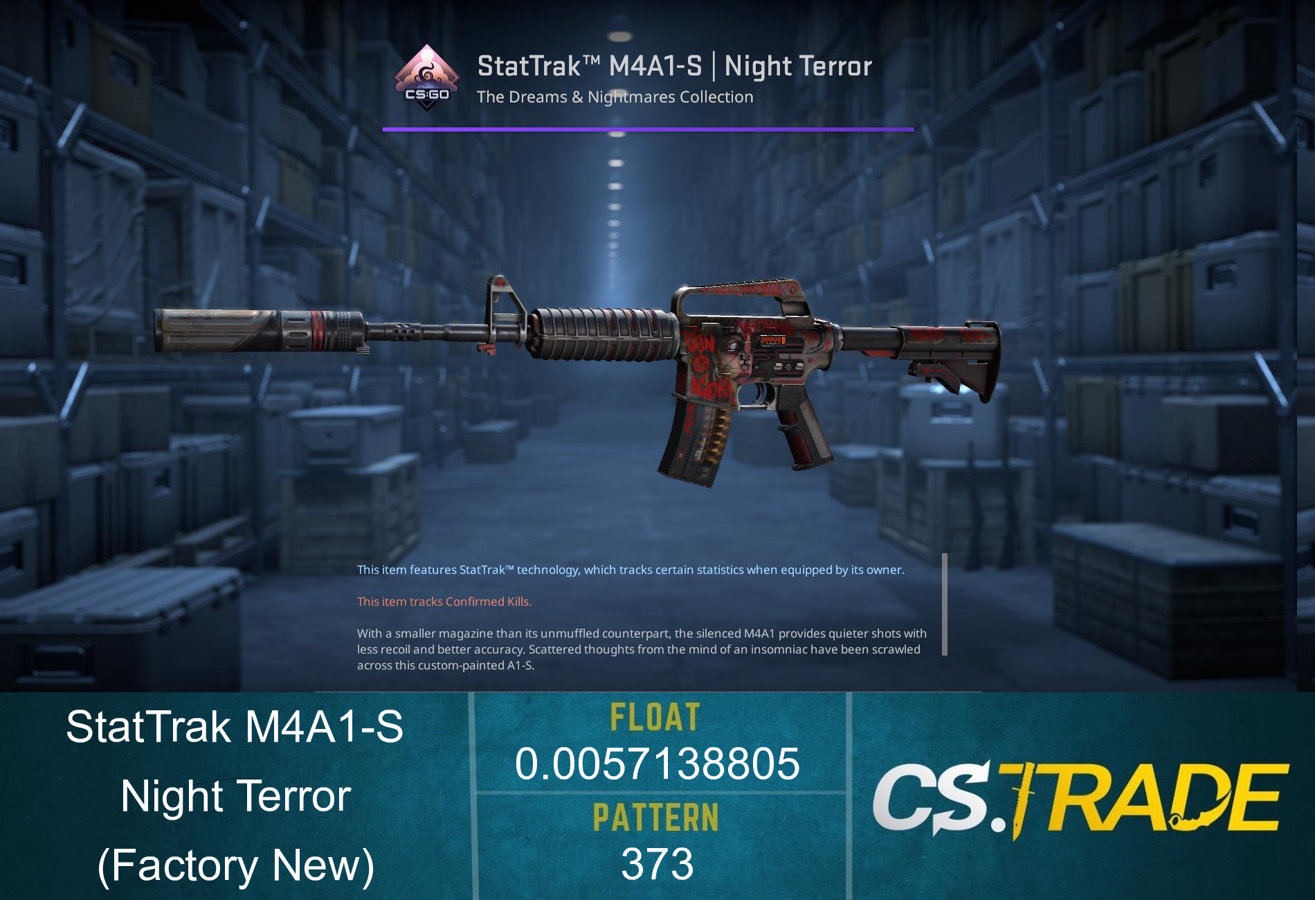 M4A1-S | Night Terror (Factory New) Screenshot