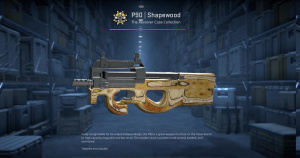 P90 | Shapewood (Well-Worn) Screenshot
