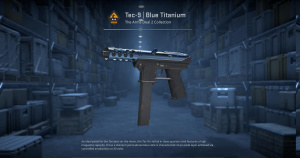 Tec-9 | Blue Titanium (Factory New) Screenshot