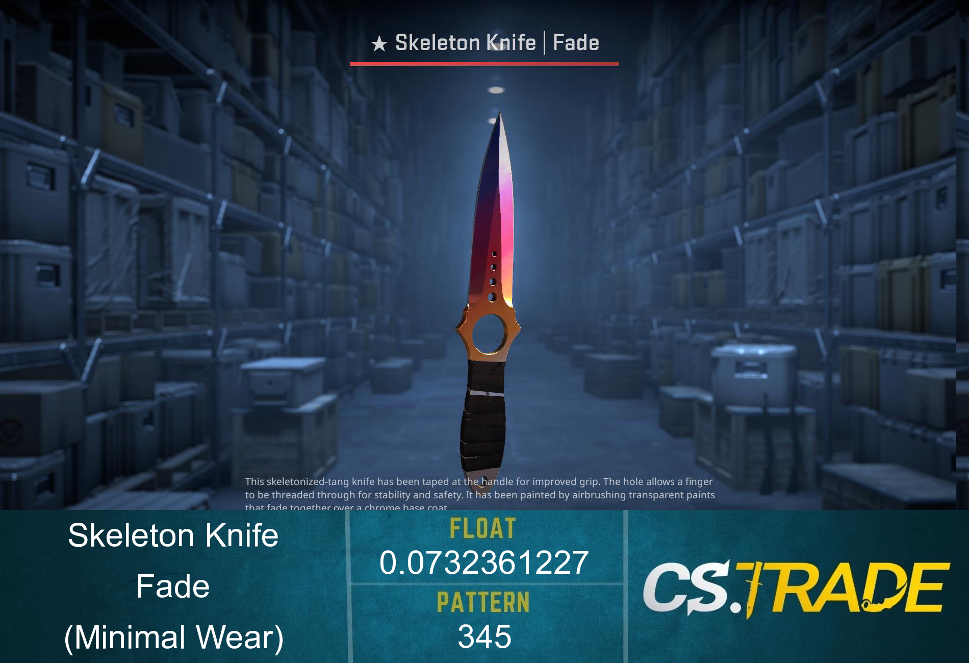 ★ Skeleton Knife | Fade (Minimal Wear) Screenshot