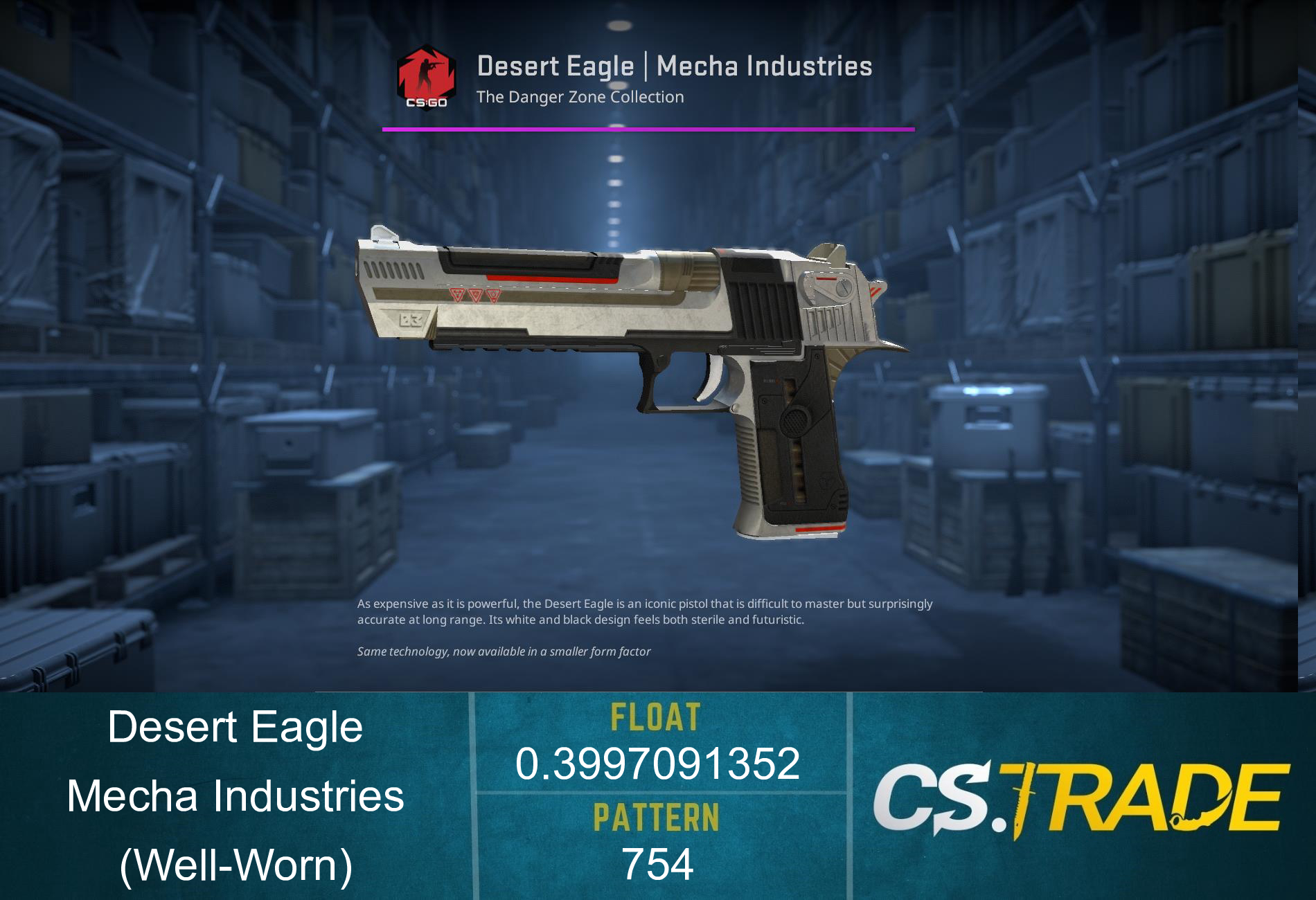 Desert Eagle | Mecha Industries (Well-Worn) Screenshot