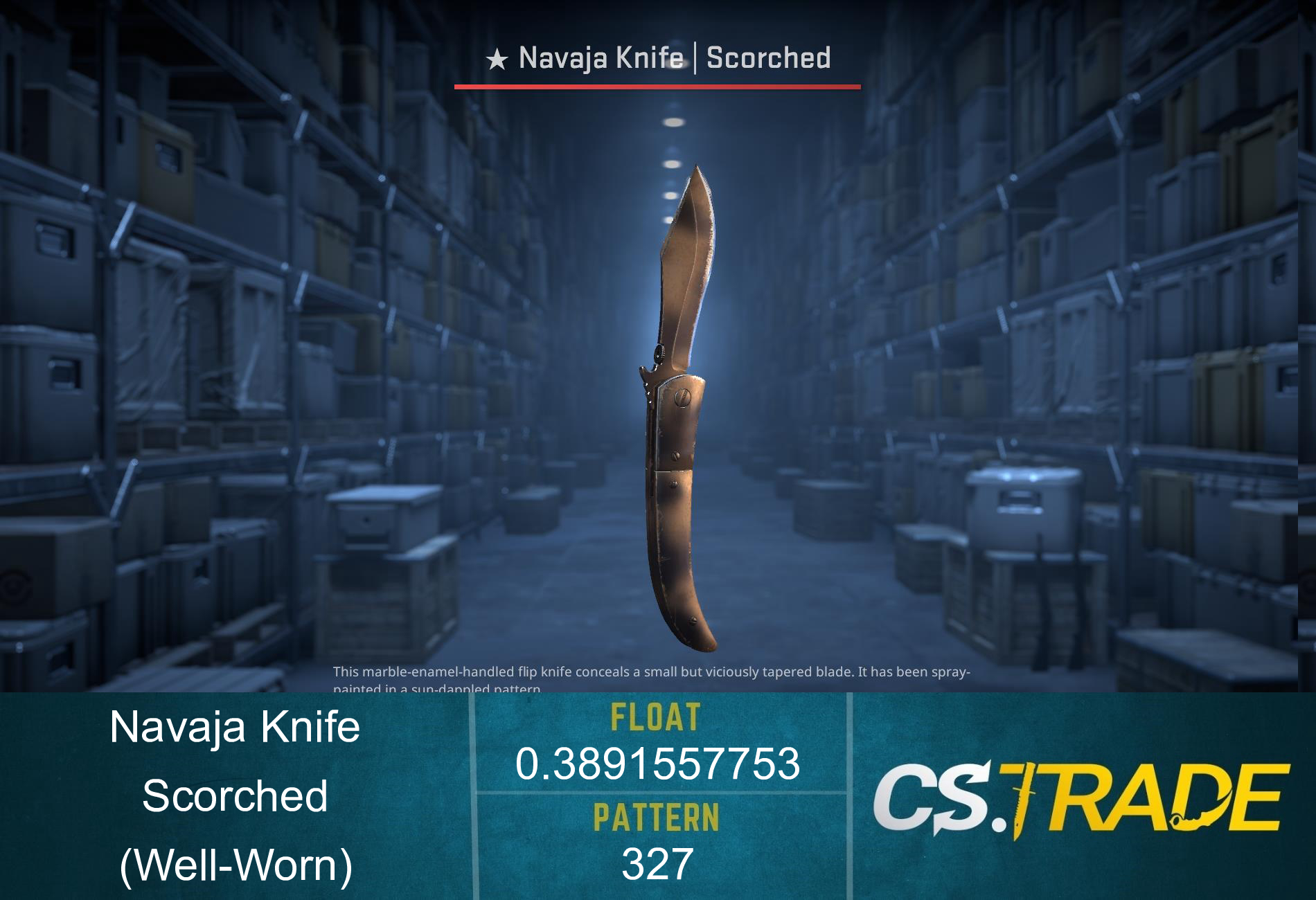 ★ Navaja Knife | Scorched (Well-Worn) Screenshot