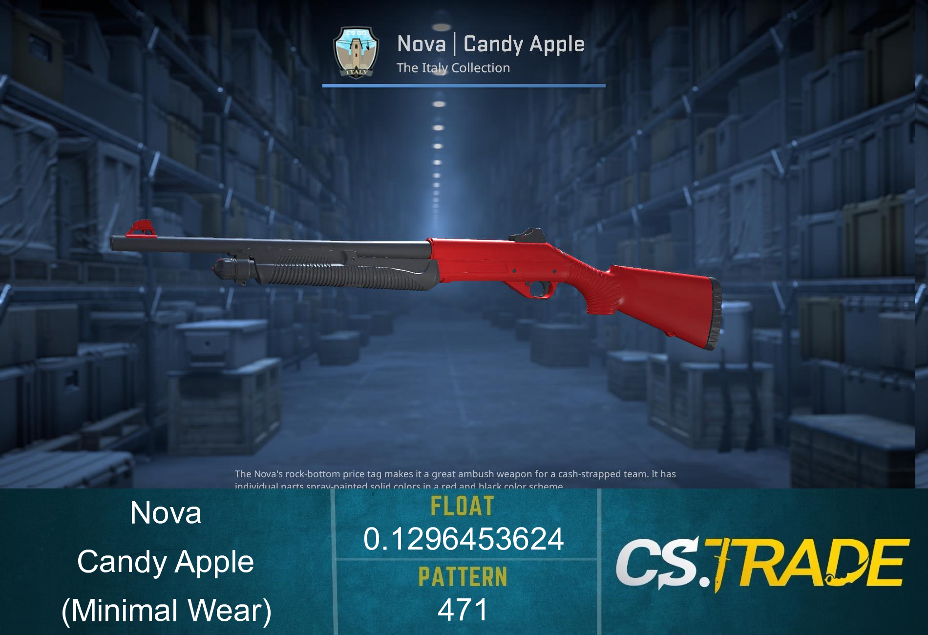 Nova | Candy Apple (Minimal Wear) Screenshot