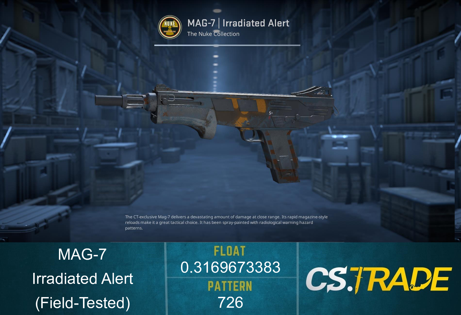 MAG-7 | Irradiated Alert (Factory New) Screenshot