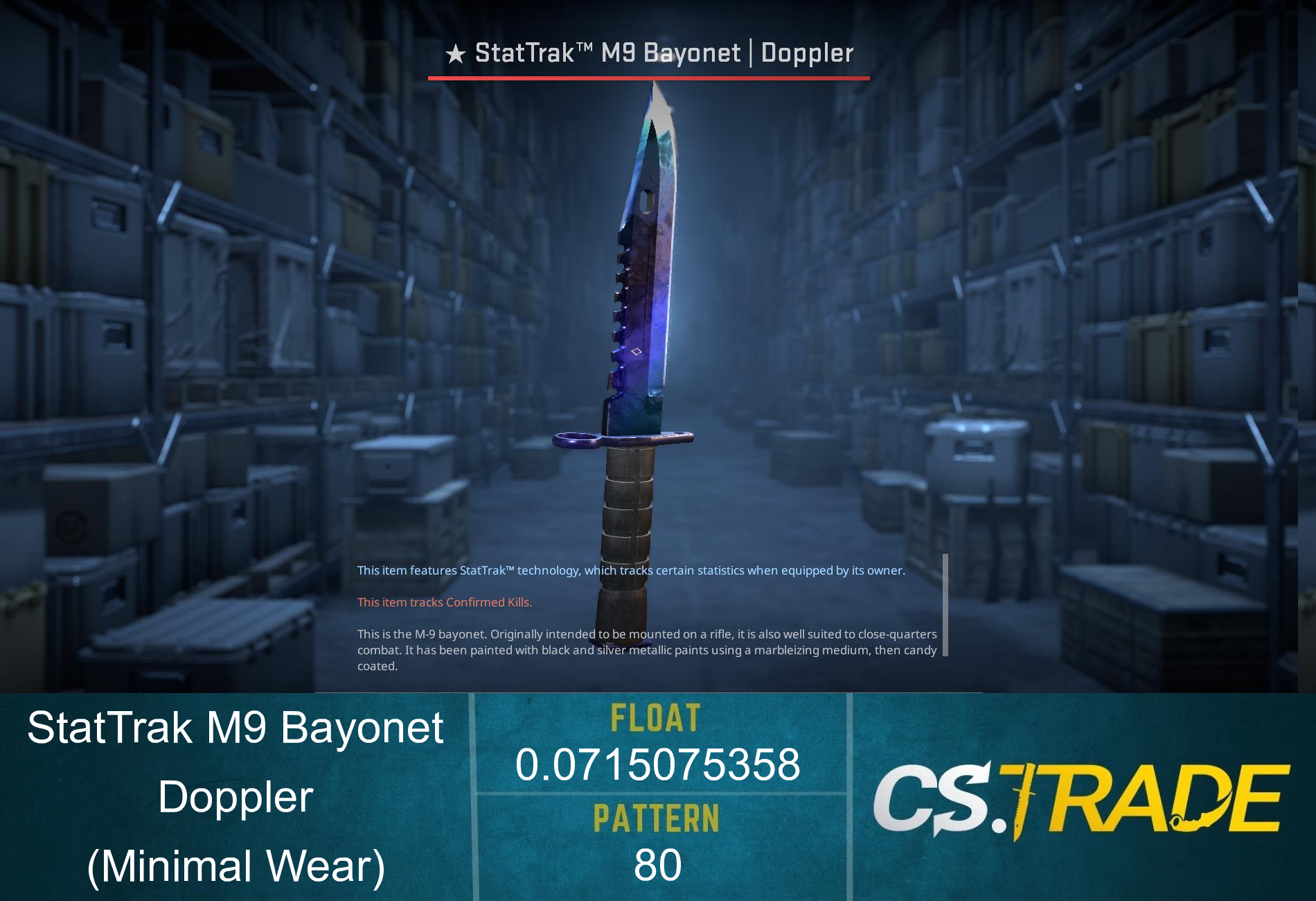 ★ M9 Bayonet | Doppler Phase 3 (Minimal Wear) Screenshot