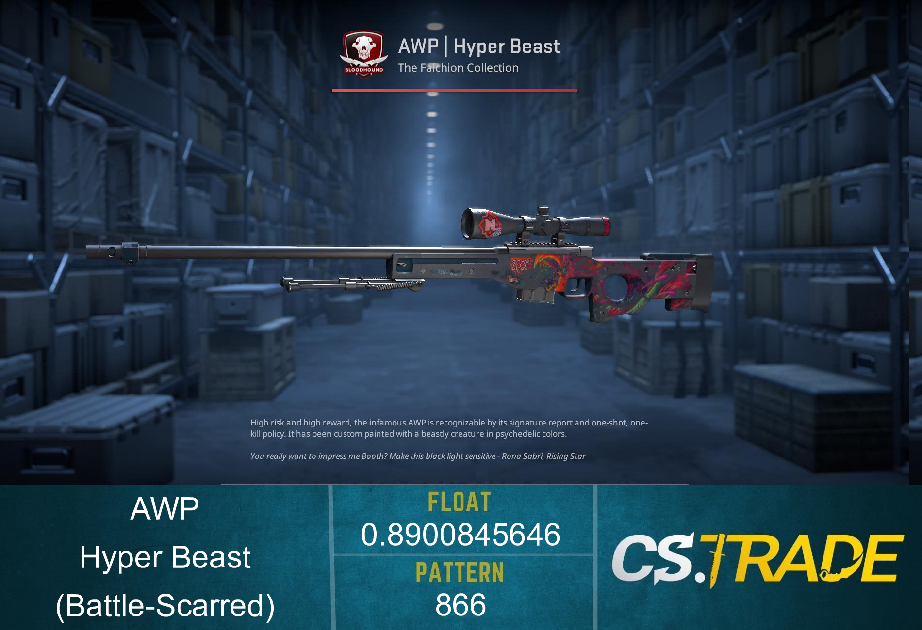 AWP | Hyper Beast (Battle-Scarred) Screenshot