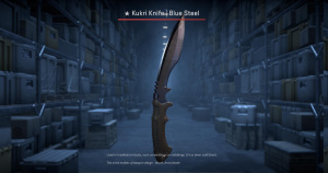 ★ Kukri Knife | Blue Steel (Field-Tested) Screenshot