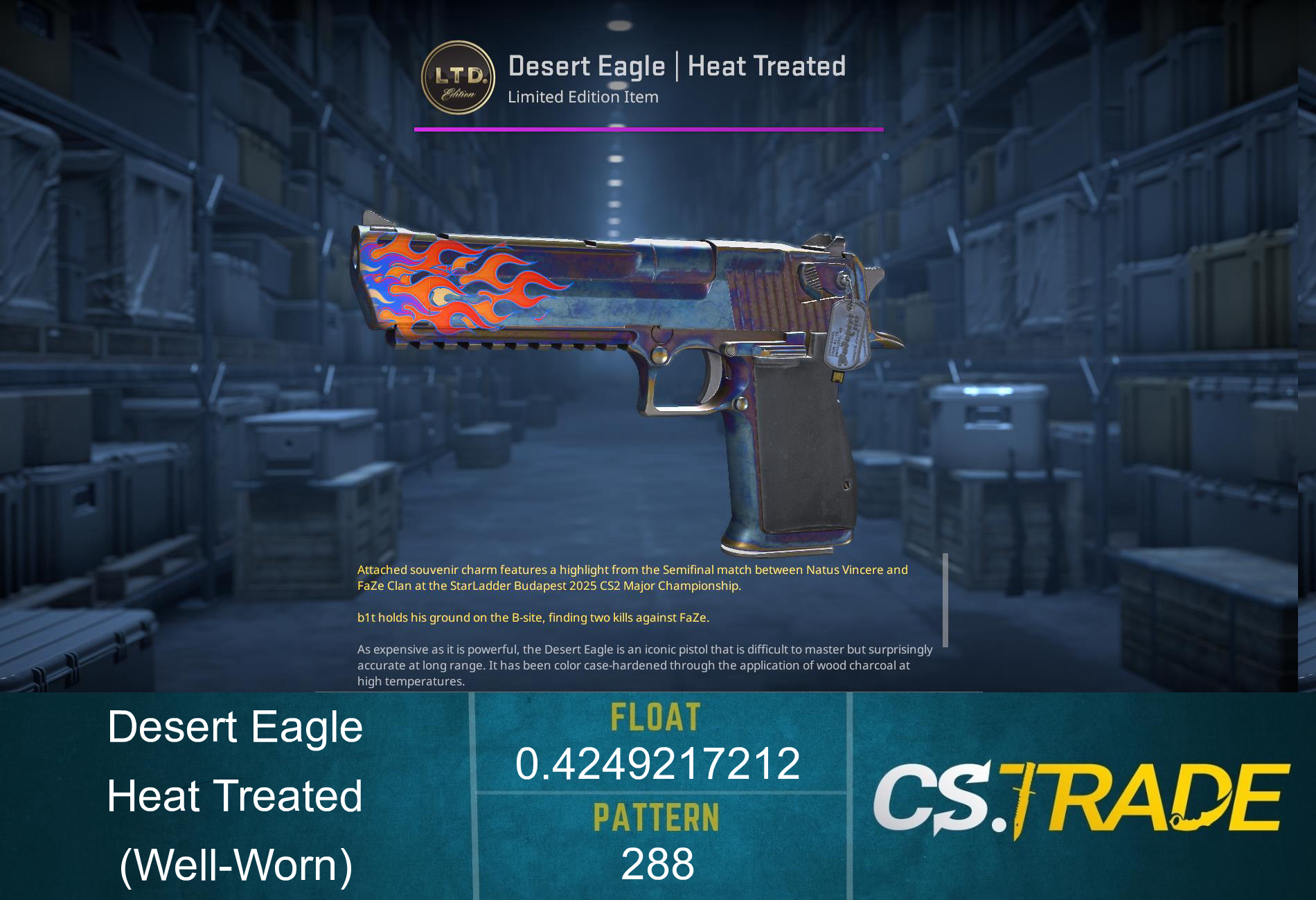 Desert Eagle | Heat Treated (Well-Worn) Screenshot