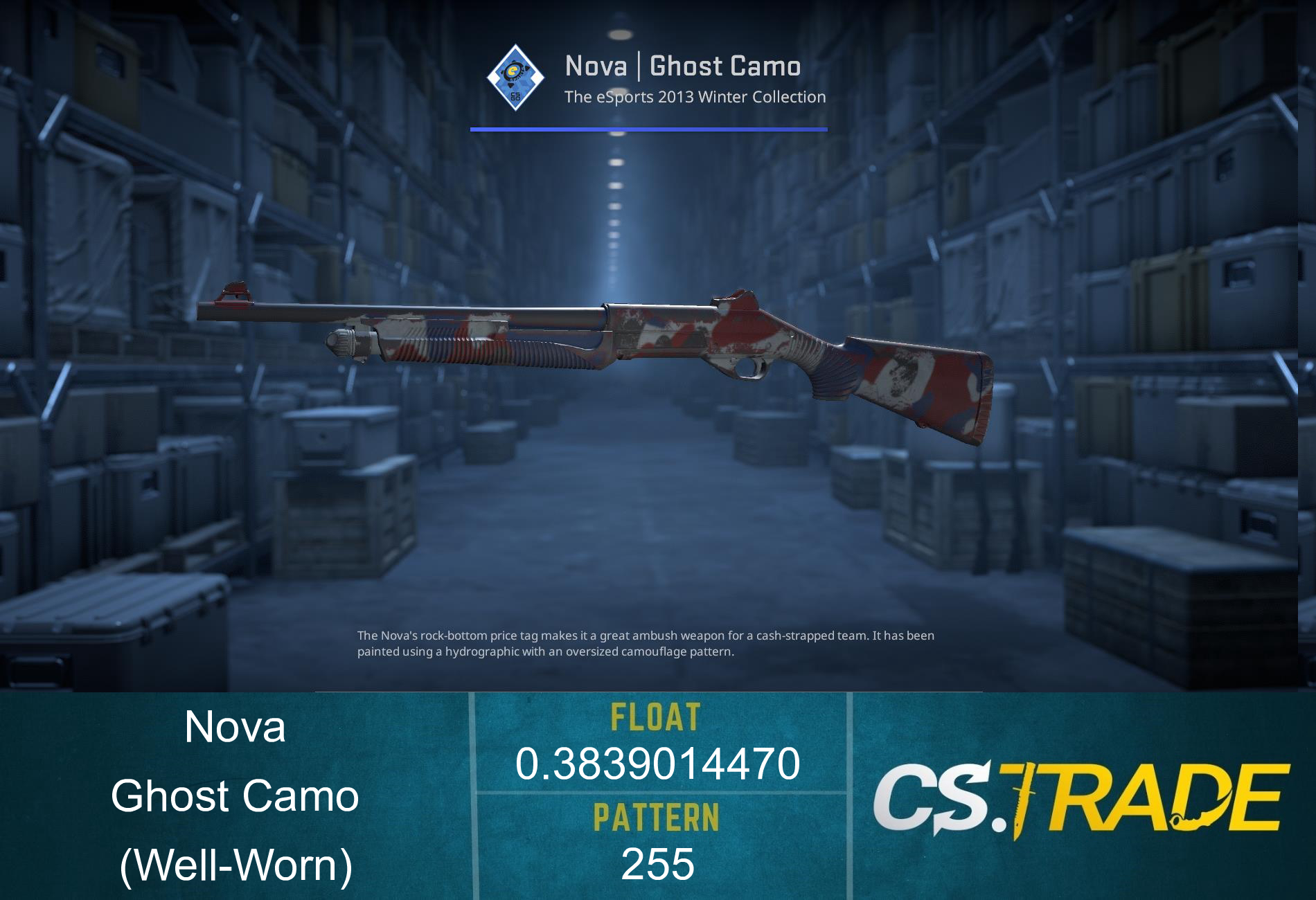 Nova | Ghost Camo (Well-Worn) Screenshot