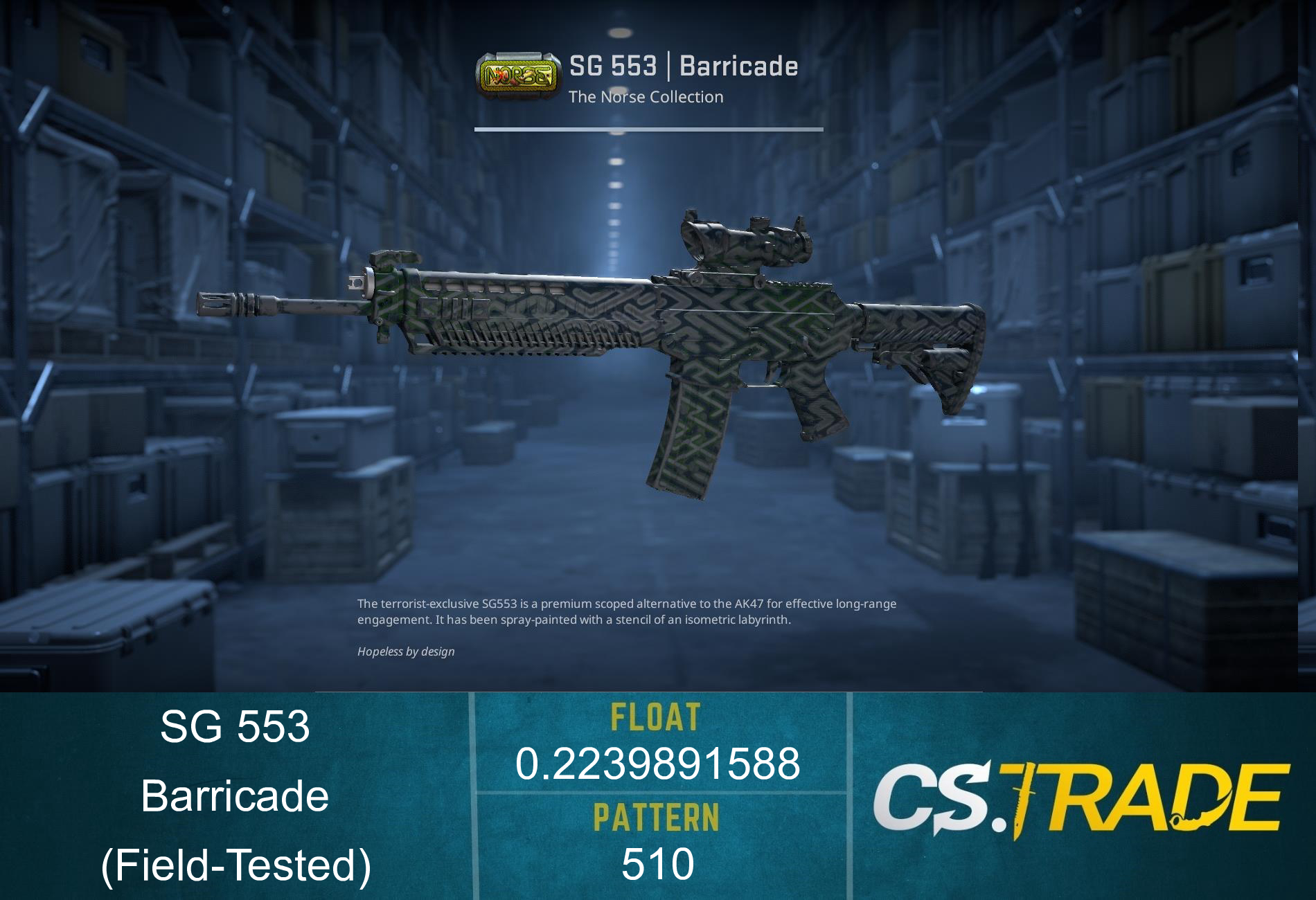 SG 553 | Barricade (Field-Tested) Screenshot