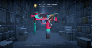 MAC-10 | Neon Rider (Well-Worn) Screenshot