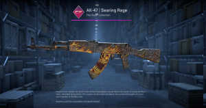 AK-47 | Searing Rage (Well-Worn) Screenshot